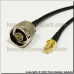 N male - SMA female Coaxial Cable Rg58