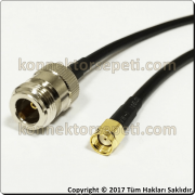 N female - RP SMA male Coaxial Cable Rg58