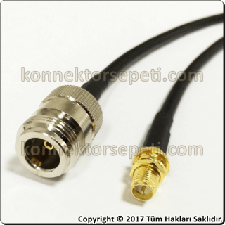 N female - RP SMA female Coaxial Cable Rg58