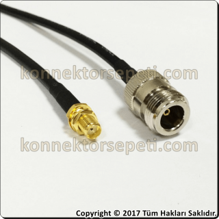 N female - SMA female Coaxial Cable Rg58