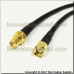 RP SMA male - RP SMA female Coaxial Cable Rg58