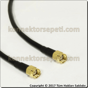 RP SMA male - RP SMA male Coaxial Cable Rg58