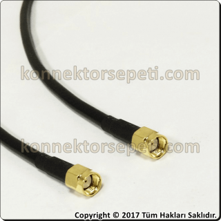RP SMA male - RP SMA male Coaxial Cable Rg58