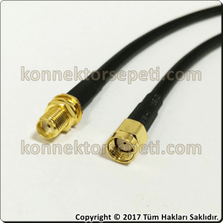 SMA female - RP SMA male Coaxial Cable Rg58