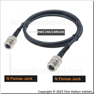 N female to N female Coaxial Cable LMR240/RWC240