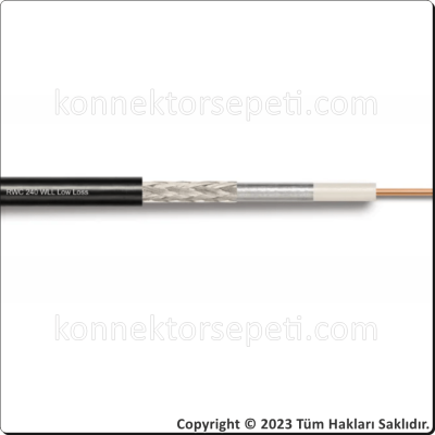 N erkek - SMA erkek Koaksiyel Kablo LMR240/RWC240