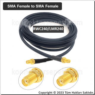 SMA female to SMA female Coaxial Cable LMR240/RWC240