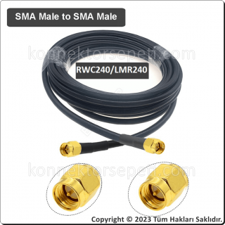 SMA male to SMA male Coaxial Cable LMR240/RWC240