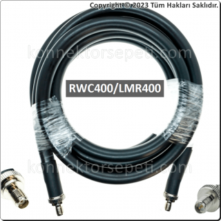 RP SMA female to SMA female Coaxial Cable LMR400/RWC400