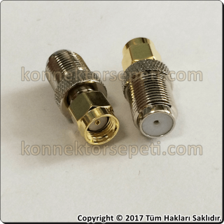 RP SMA male - F female Convertor Connector