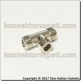 N female - N female multiplexer T connector