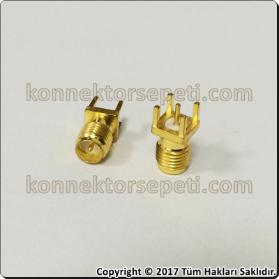 RP SMA dişi Pcb Konnektör