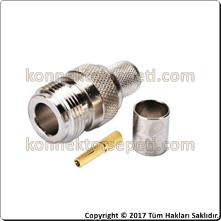 N Female Cable Connector LMR240