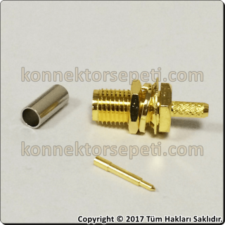 RP SMA feMale Cable Connector STICK Rg316 Rg174 Rg188 LMR100