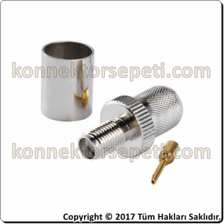 SMA Female Cable Connector Rg8 Rg11 Rg165 Rg213 Rg214 Rg393 LMR400