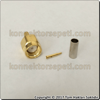 SMA Male Cable Connector Rg316 Rg174 Rg188 LMR100