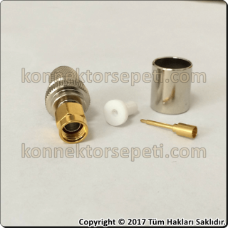 SMA Male Cable Connector Rg8 Rg11 Rg165 Rg213 Rg214 Rg393 LMR400