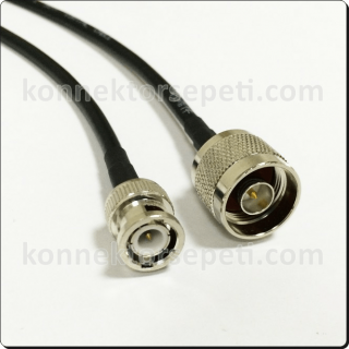 N male to BNC male Coaxial Pigtail Cable Rg58