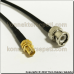 BNC male to SMA female Coaxial Pigtail Cable Rg58