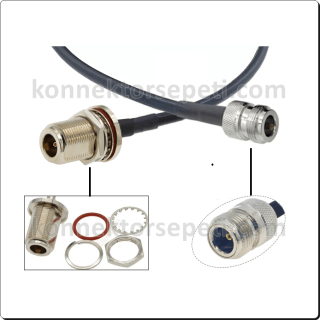 N female bulkhead - N female Coaxial Pigtail Cable Rg58