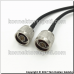 N male - N male Coaxial Pigtail Cable Rg58
