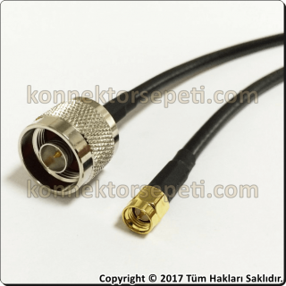 N male to SMA male Coaxial Pigtail Cable Rg58