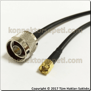 N male to SMA male Coaxial Pigtail Cable Rg58