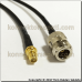 N female - RP SMA female Coaxial Pigtail Cable Rg58