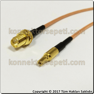 RP SMA female - CRC9 male Pigtail Cable 15cm