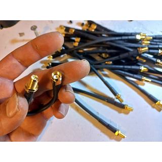 RP SMA male - RP SMA female Coaxial Pigtail Cable Rg58