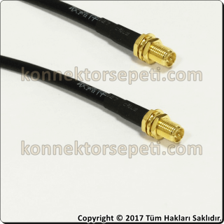 RP SMA female to RP SMA female Coaxial Pigtail Cable Rg58